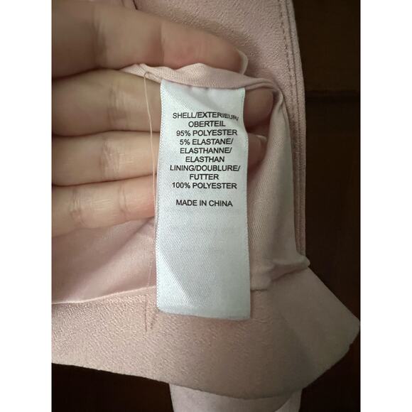 Adrianna Papell Women's Open-Front Asymmetrical Hem Blazer Jacket Pink Size S - Picture 8 of 8
